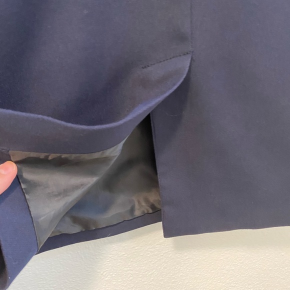 H & M Navy Quarter Length Sleeve Jacket - Picture 13 of 13